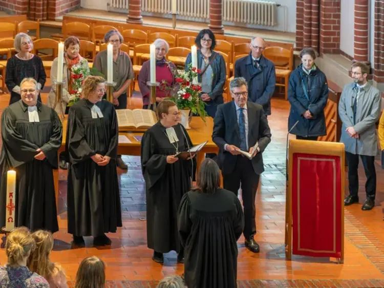 Einführung in das Amt der Superintendentin Christa Olearius in der Dreifaltigkeitskirche. Bild: Klaus Böse