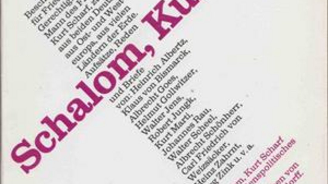 Buch zum 80. Geburtstag: Schalom, Kurt Scharf | Cover